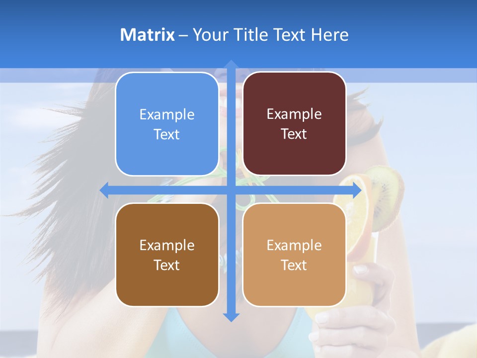 Citrus Holiday Juice PowerPoint Template