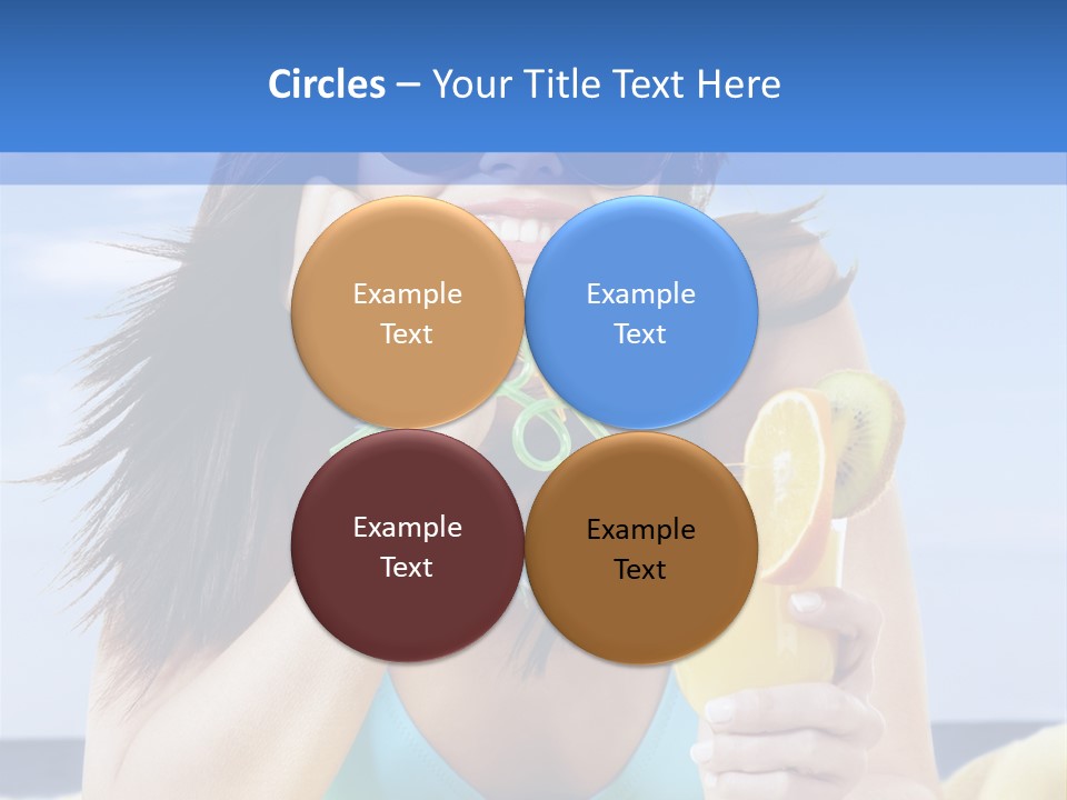 Citrus Holiday Juice PowerPoint Template
