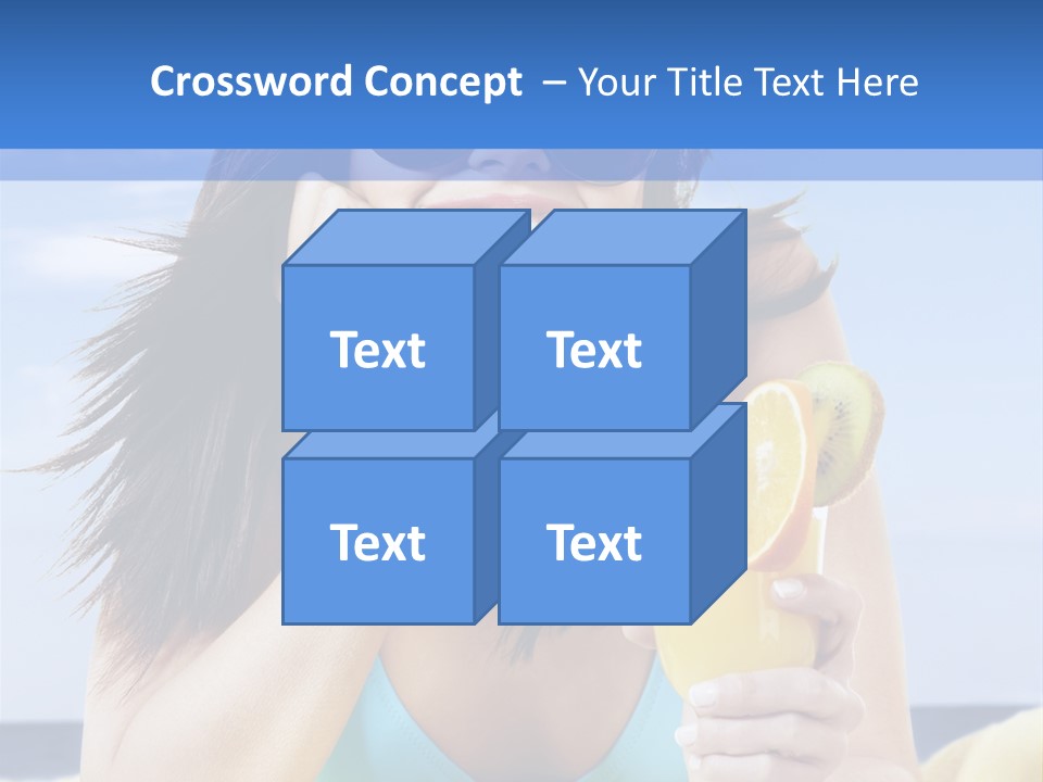 Citrus Holiday Juice PowerPoint Template
