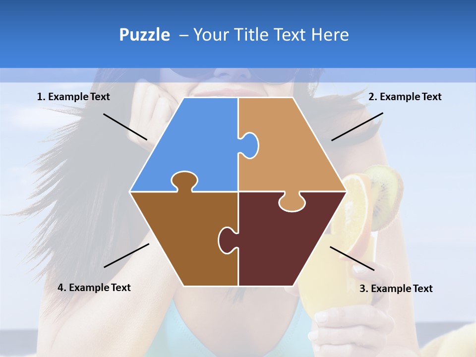 Citrus Holiday Juice PowerPoint Template