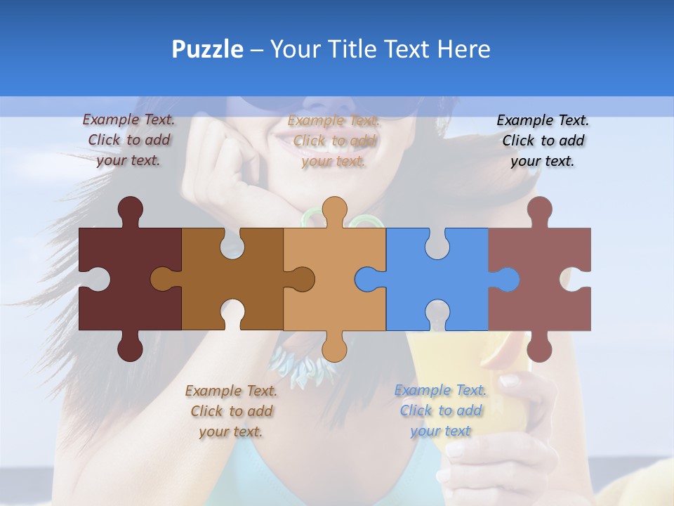 Citrus Holiday Juice PowerPoint Template