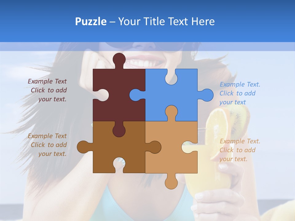 Citrus Holiday Juice PowerPoint Template