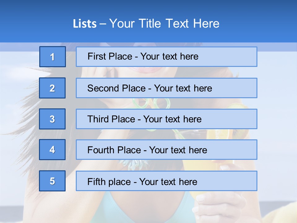 Citrus Holiday Juice PowerPoint Template