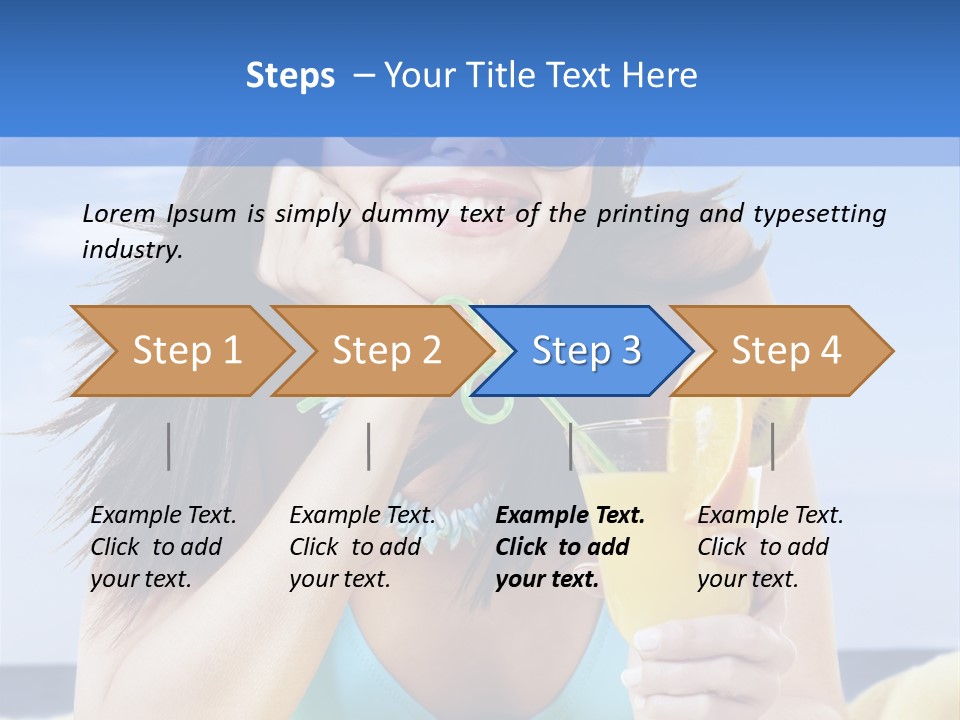 Citrus Holiday Juice PowerPoint Template