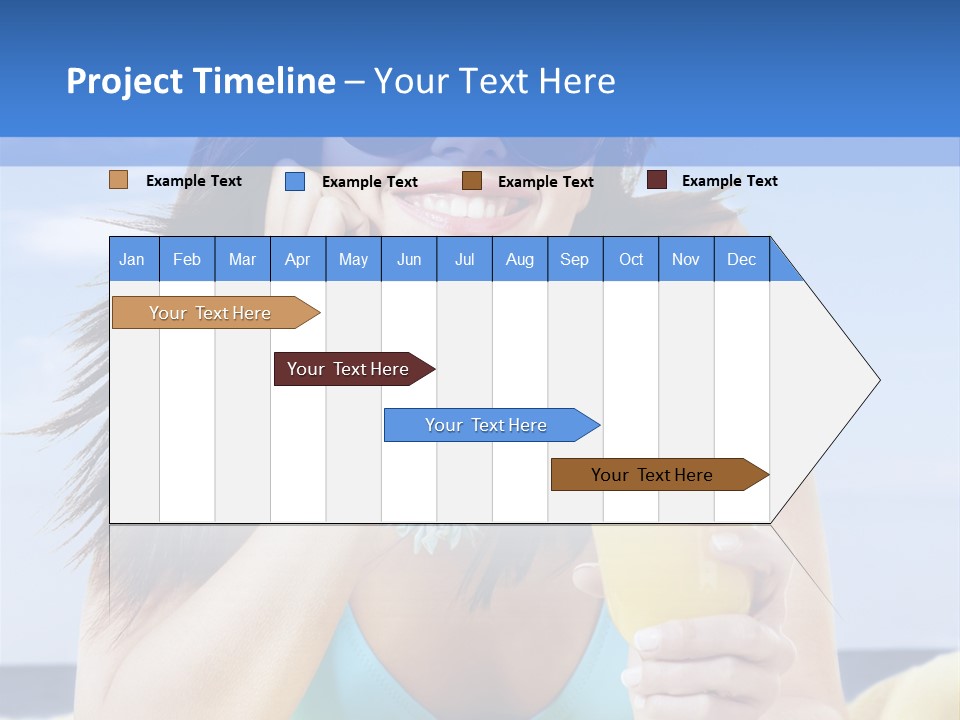 Citrus Holiday Juice PowerPoint Template