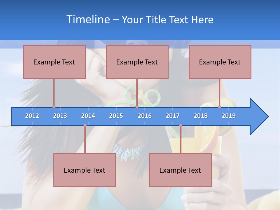 Citrus Holiday Juice PowerPoint Template