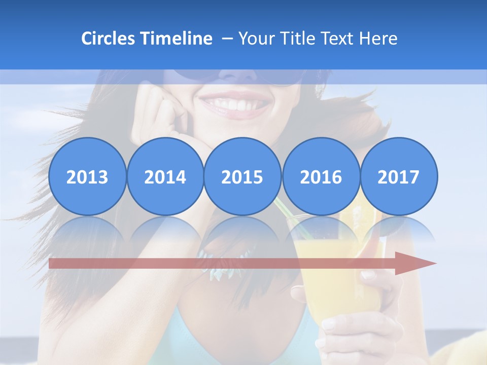 Citrus Holiday Juice PowerPoint Template