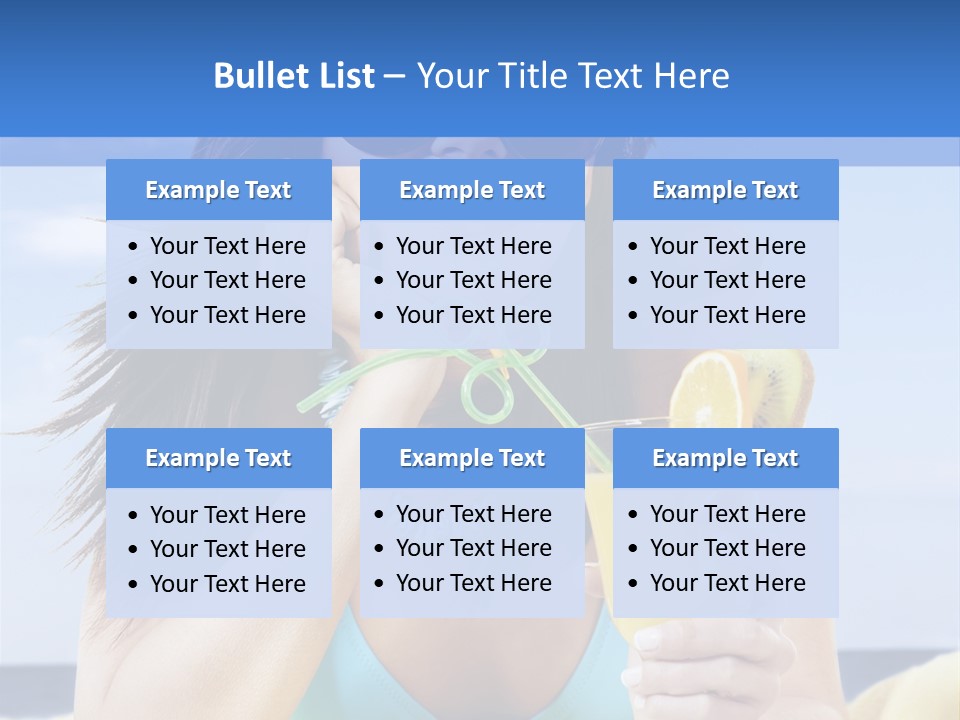Citrus Holiday Juice PowerPoint Template