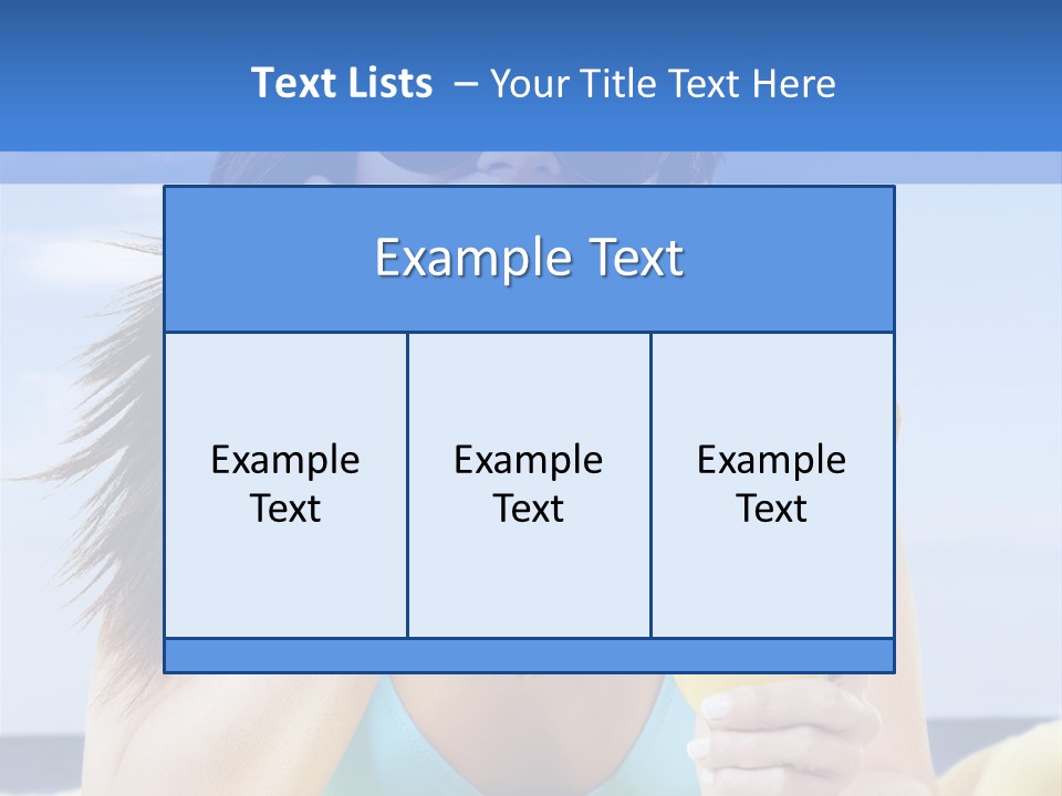 Citrus Holiday Juice PowerPoint Template