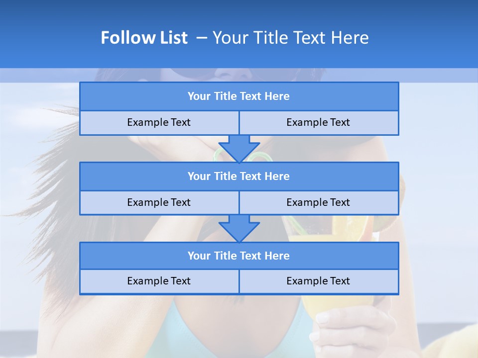 Citrus Holiday Juice PowerPoint Template