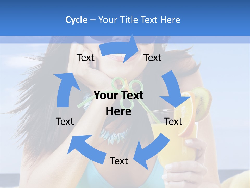 Citrus Holiday Juice PowerPoint Template