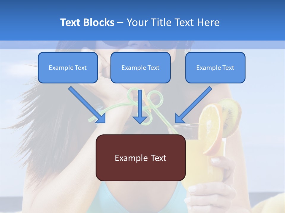 Citrus Holiday Juice PowerPoint Template