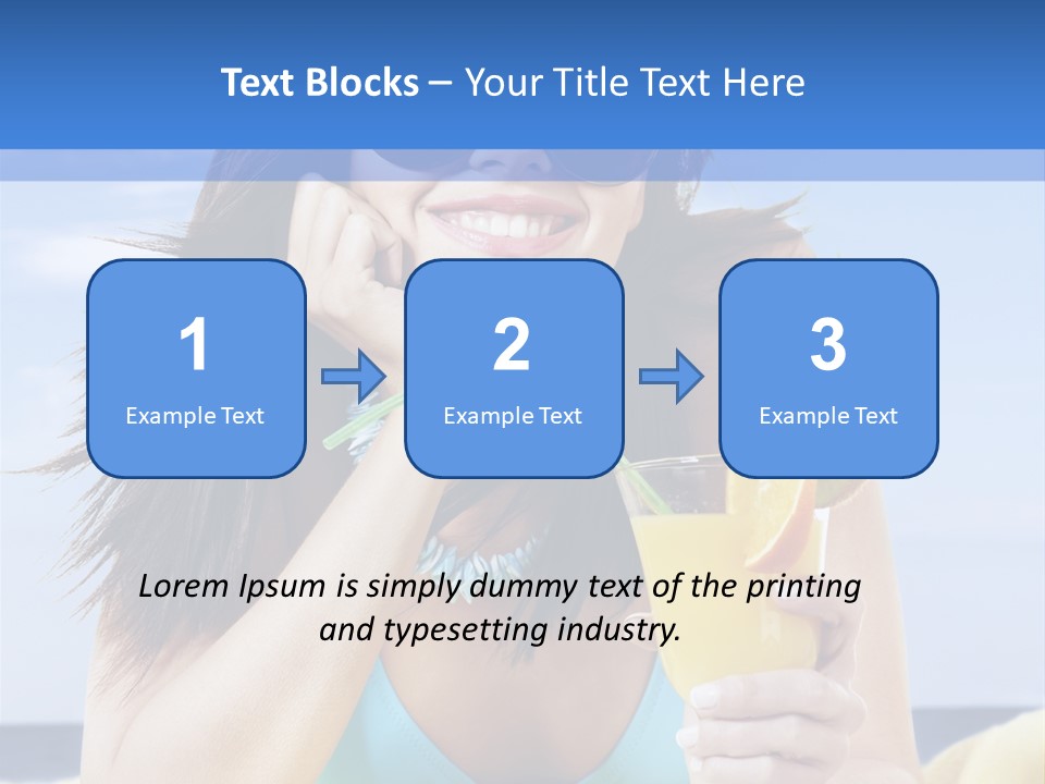 Citrus Holiday Juice PowerPoint Template