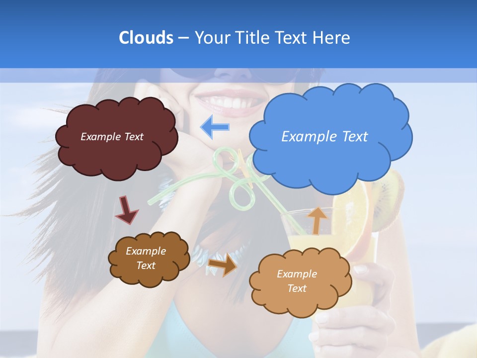 Citrus Holiday Juice PowerPoint Template