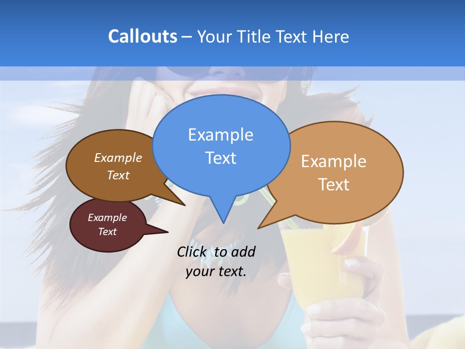 Citrus Holiday Juice PowerPoint Template
