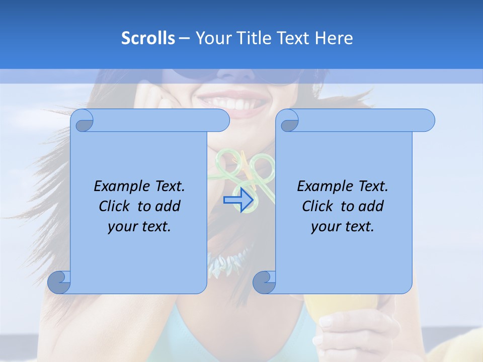 Citrus Holiday Juice PowerPoint Template