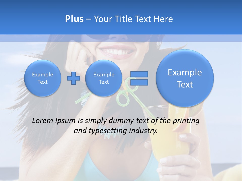 Citrus Holiday Juice PowerPoint Template