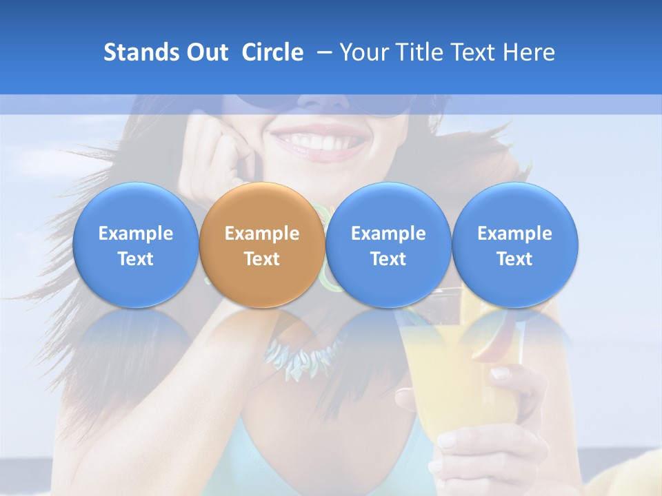 Citrus Holiday Juice PowerPoint Template