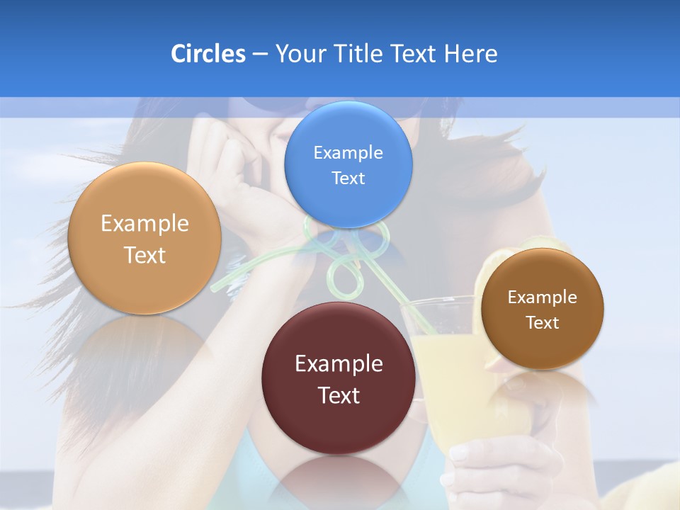 Citrus Holiday Juice PowerPoint Template