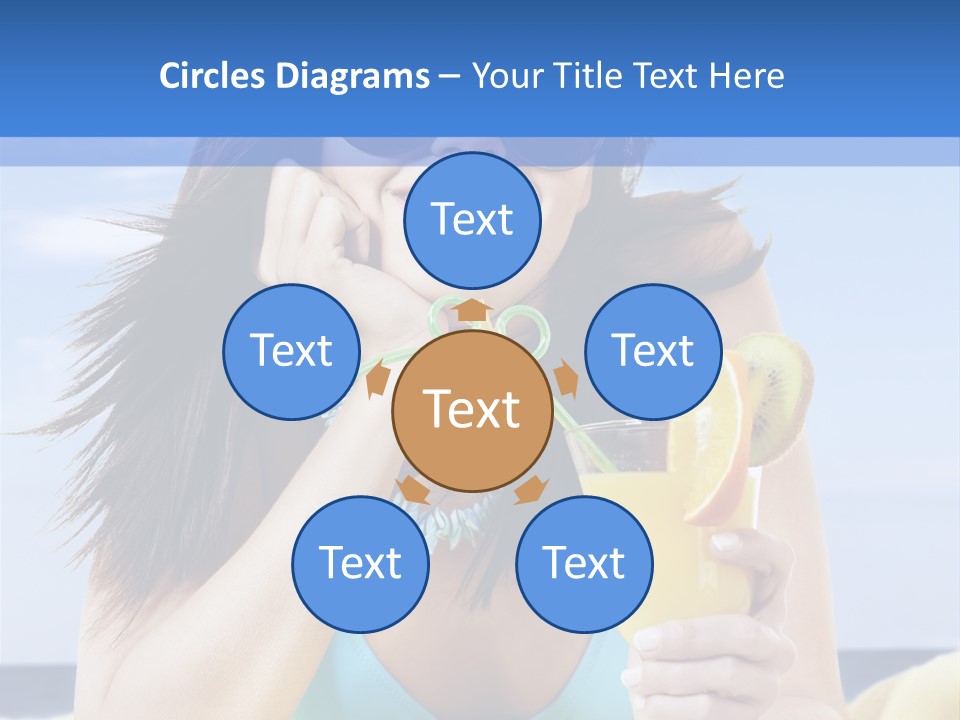 Citrus Holiday Juice PowerPoint Template