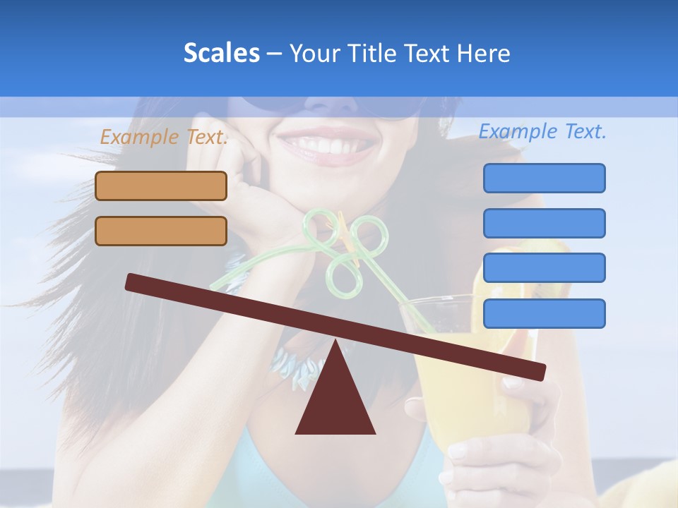 Citrus Holiday Juice PowerPoint Template