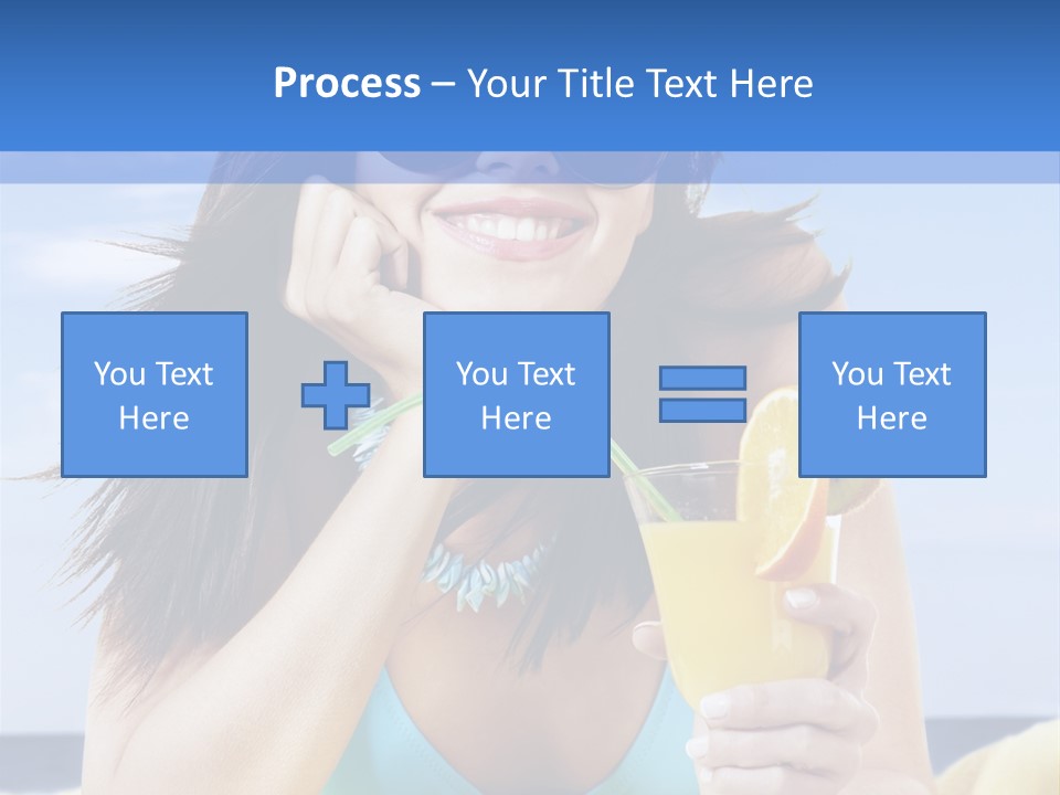 Citrus Holiday Juice PowerPoint Template