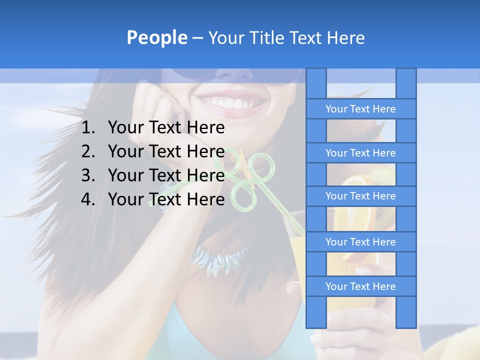 Citrus Holiday Juice PowerPoint Template
