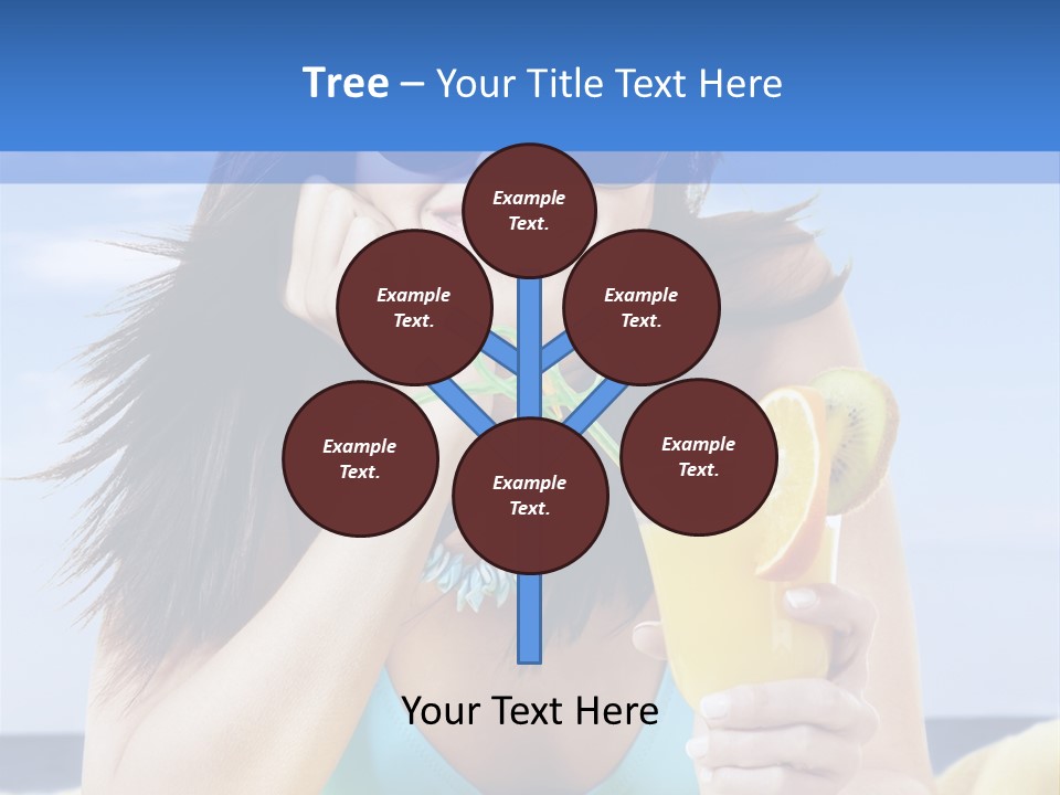 Citrus Holiday Juice PowerPoint Template