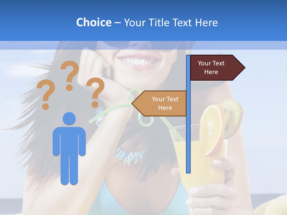 Citrus Holiday Juice PowerPoint Template