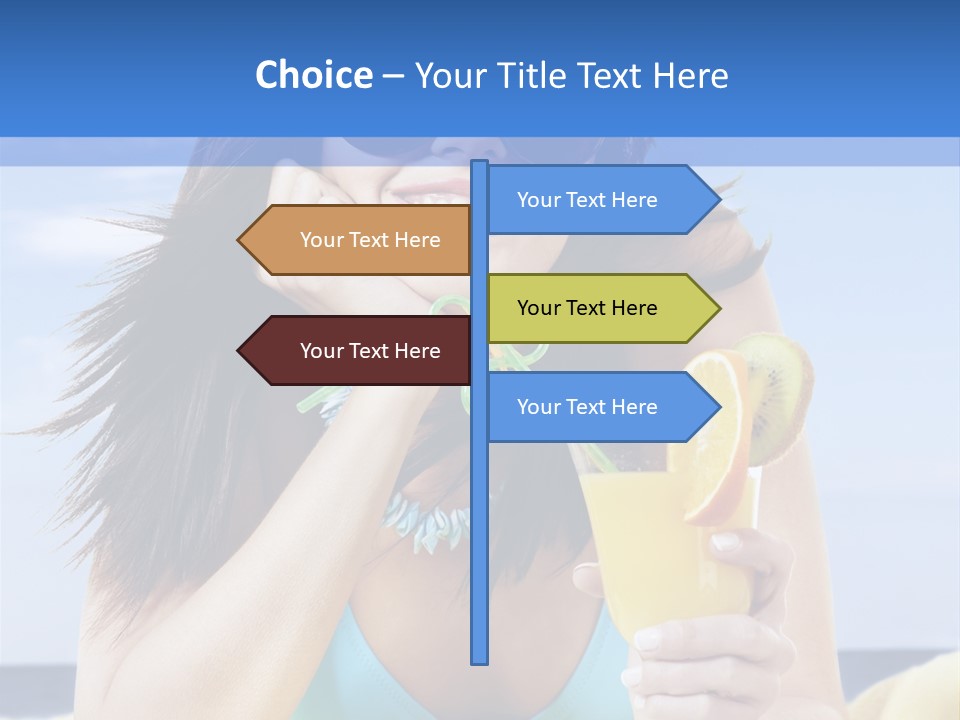Citrus Holiday Juice PowerPoint Template