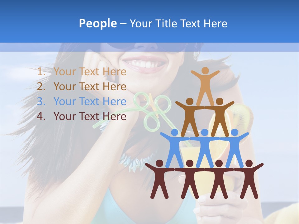 Citrus Holiday Juice PowerPoint Template