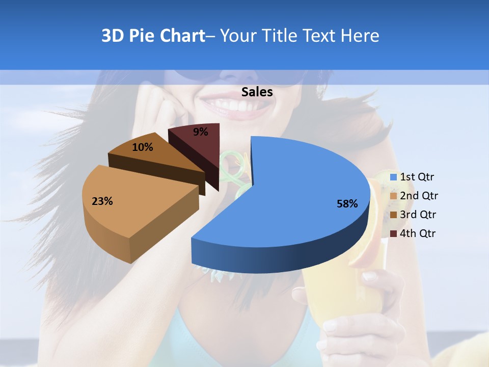 Citrus Holiday Juice PowerPoint Template