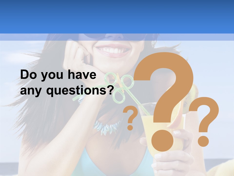 Citrus Holiday Juice PowerPoint Template