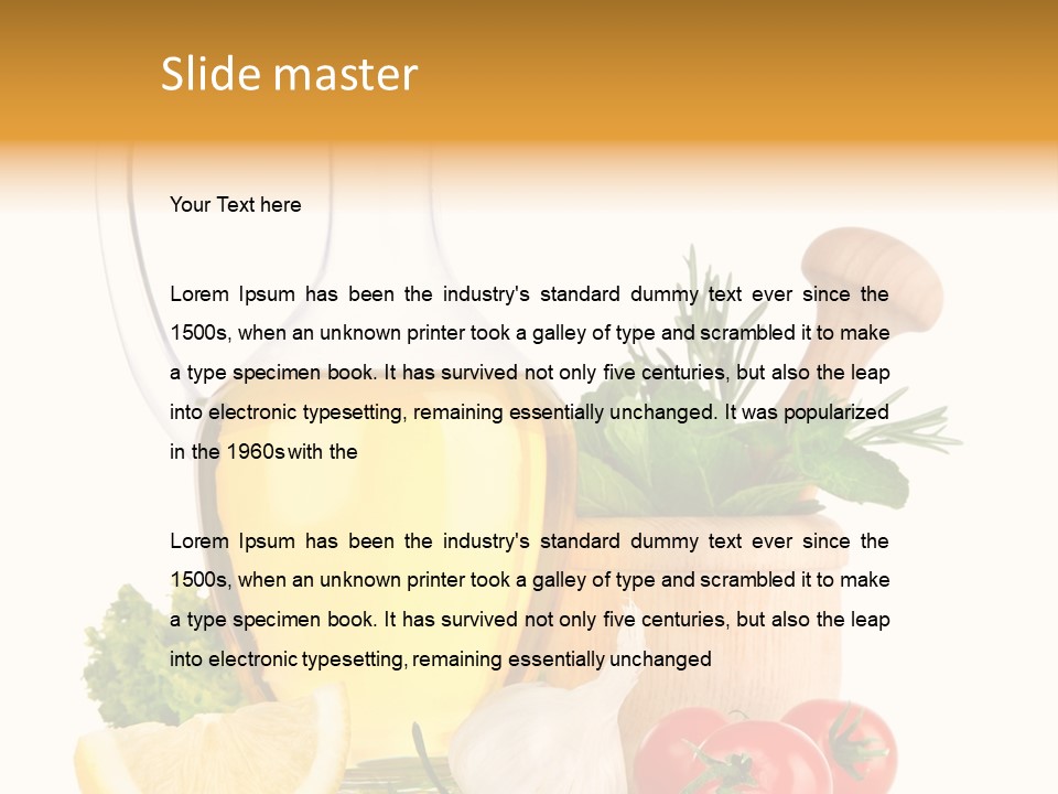Vessel Food Green PowerPoint Template