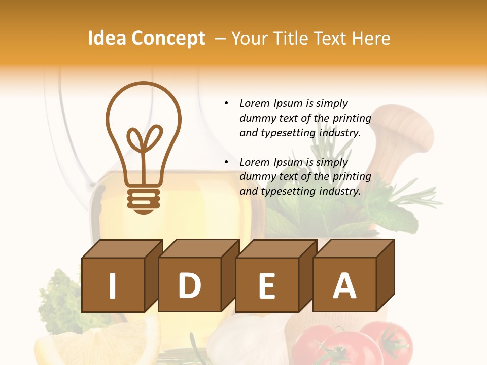 Vessel Food Green PowerPoint Template