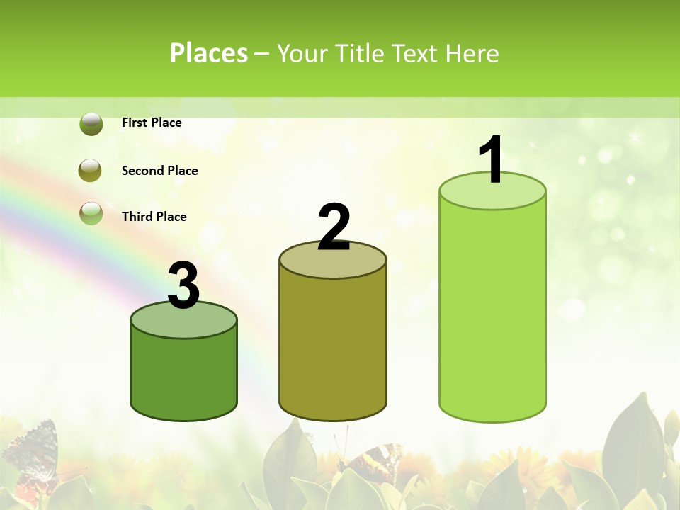 Spring Pretty Tropic PowerPoint Template