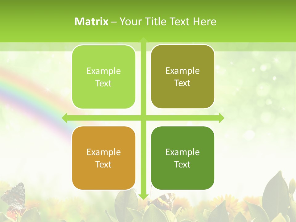 Spring Pretty Tropic PowerPoint Template