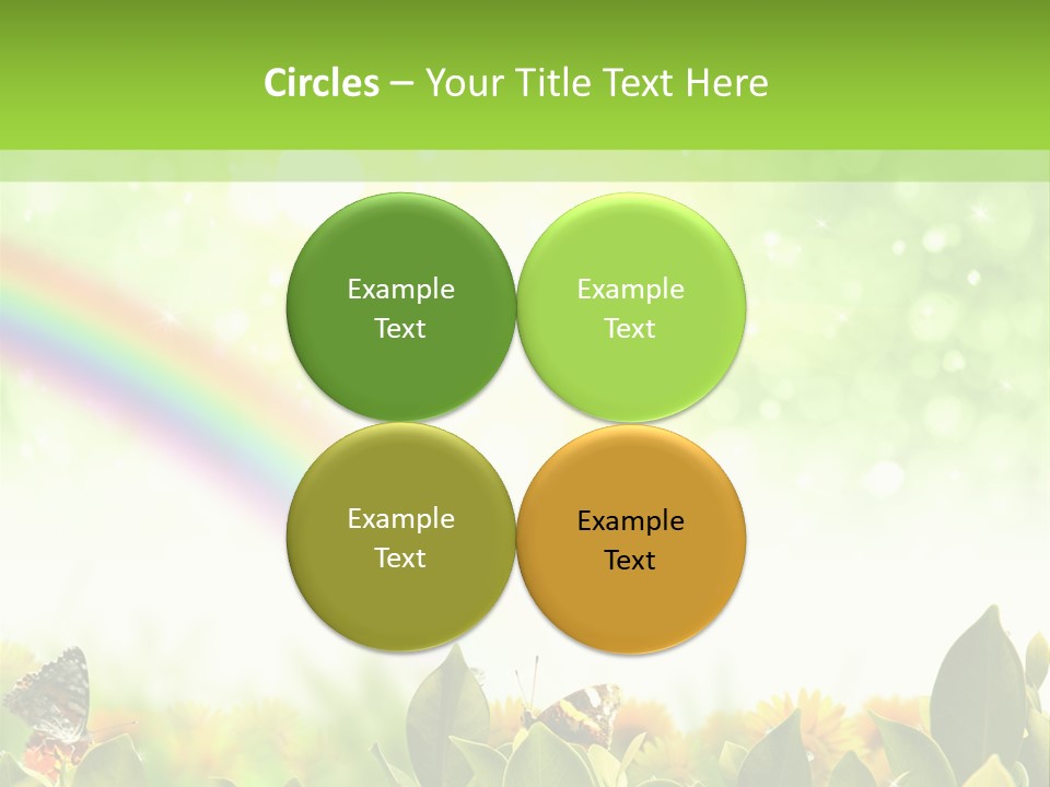 Spring Pretty Tropic PowerPoint Template