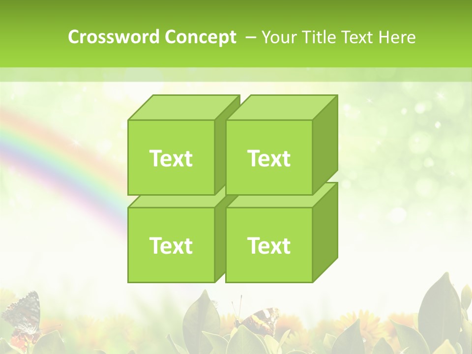 Spring Pretty Tropic PowerPoint Template