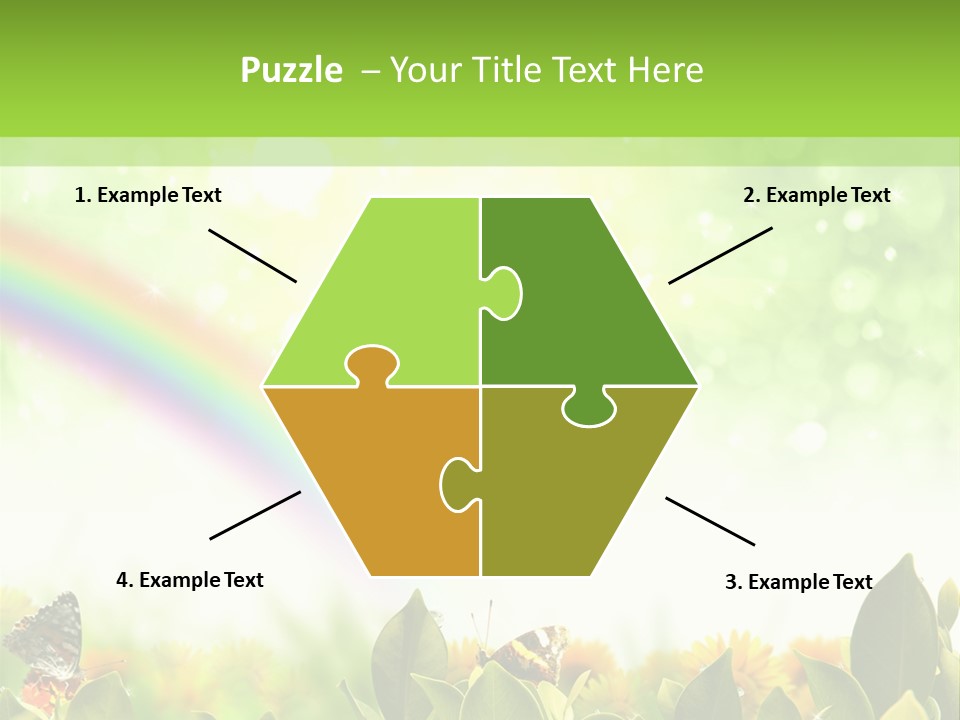 Spring Pretty Tropic PowerPoint Template