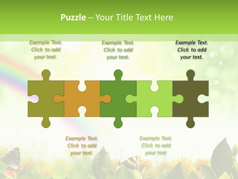 Spring Pretty Tropic PowerPoint Template