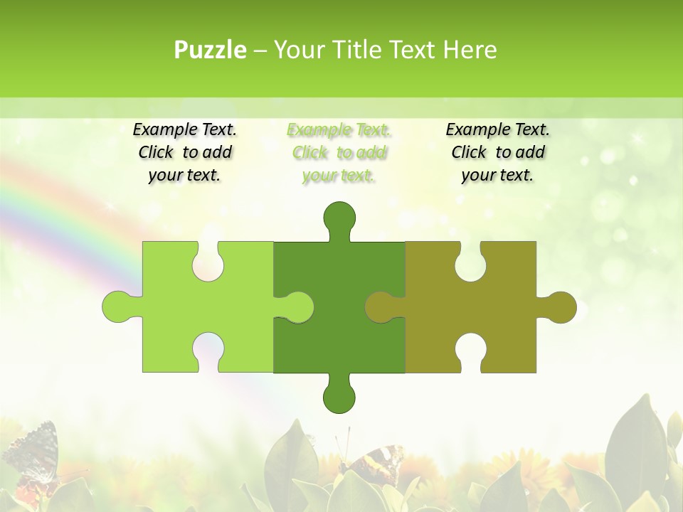 Spring Pretty Tropic PowerPoint Template