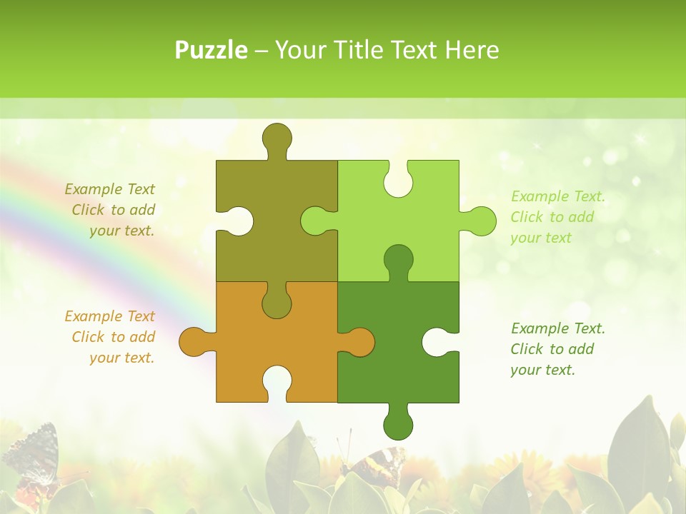 Spring Pretty Tropic PowerPoint Template