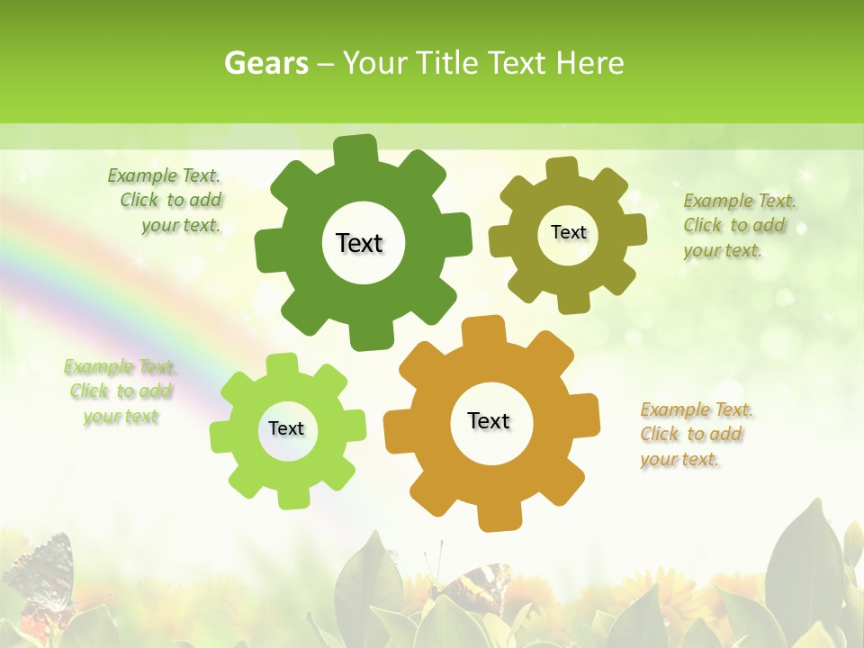 Spring Pretty Tropic PowerPoint Template