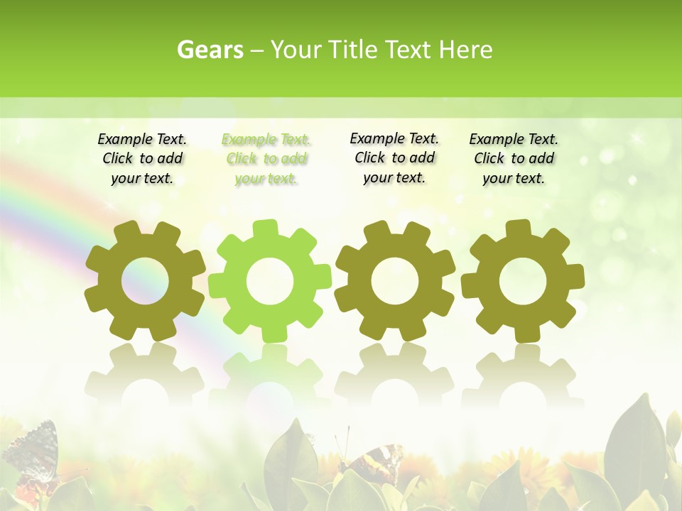 Spring Pretty Tropic PowerPoint Template