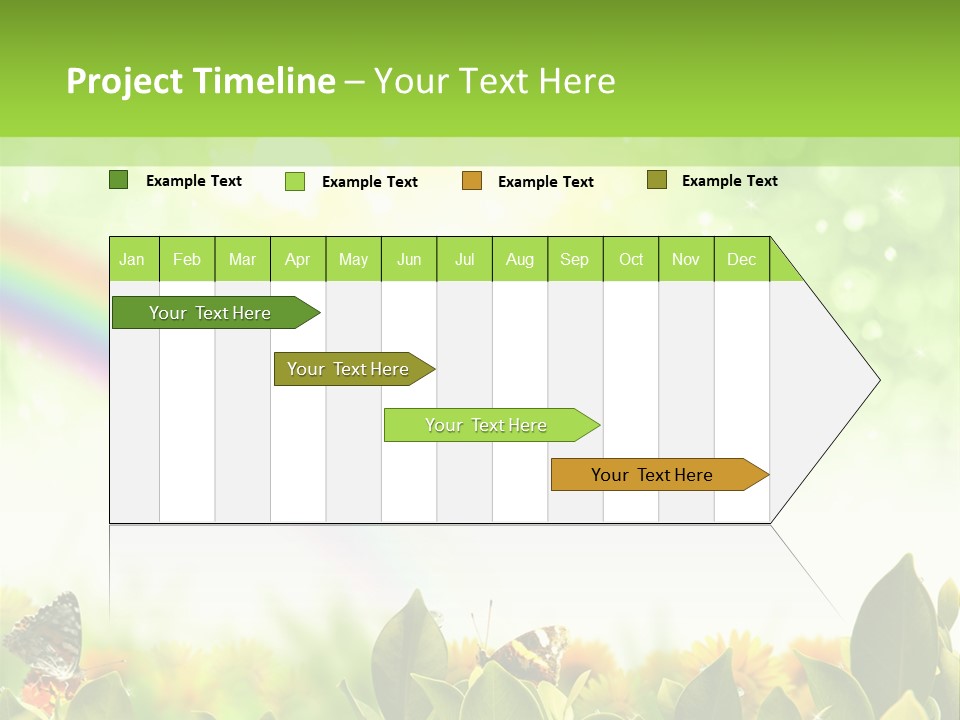 Spring Pretty Tropic PowerPoint Template