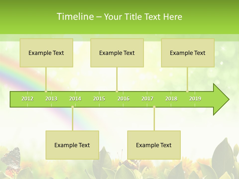 Spring Pretty Tropic PowerPoint Template