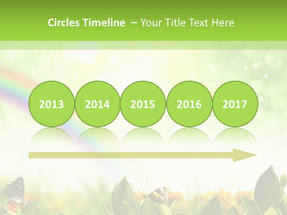 Spring Pretty Tropic PowerPoint Template