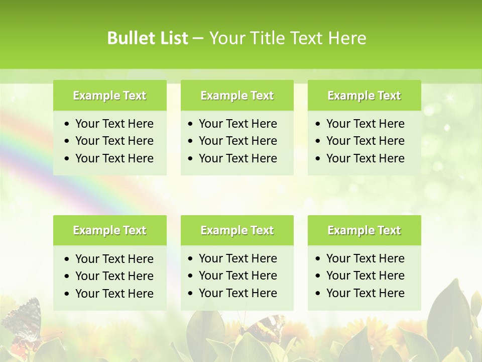 Spring Pretty Tropic PowerPoint Template