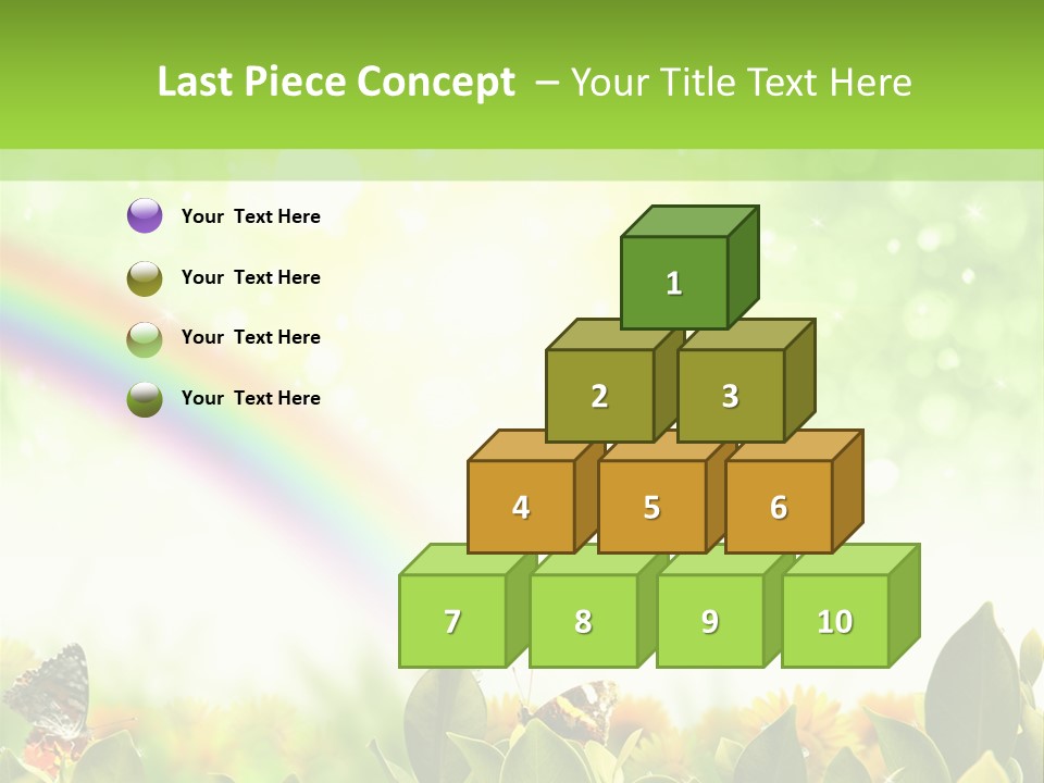 Spring Pretty Tropic PowerPoint Template